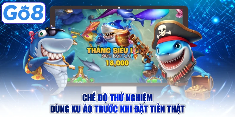 Chế độ thử nghiệm dùng xu ảo trước khi đặt tiền thật