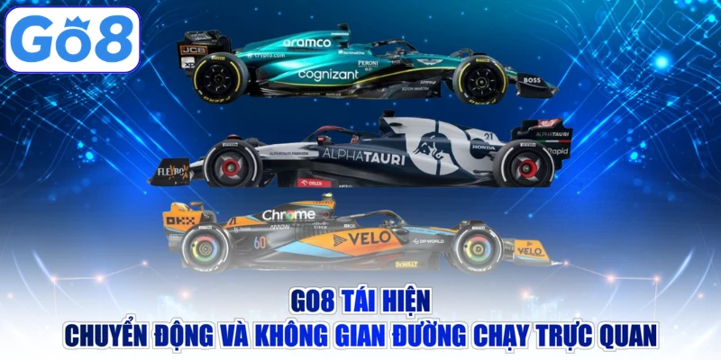 Go8 tái hiện chuyển động và không gian đường chạy trực quan
